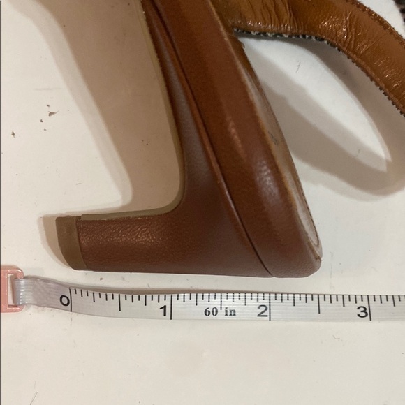 Aquatalia Elegant Brown and Black Slingback Heels - Picture 12 of 12